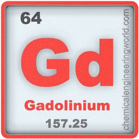 Gadolinium Element Facts / Chemistry .